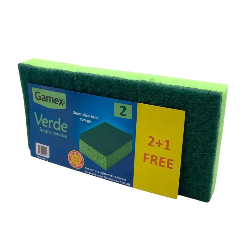 Gamex "Verde" Anti- Bacterial Super Absorbent  X2+1 Free