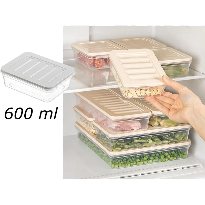 Fresh box 600 ml - Stackable inside fridge
