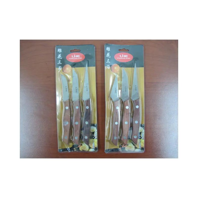 Fruit Carving Knives Set X3