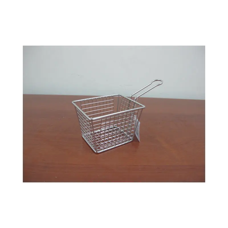 French Fries Serving Basket; 12.5 cm.