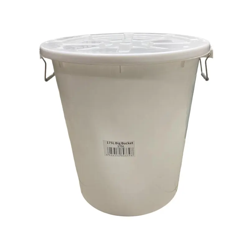 Food Safe Round Bin 175L With Cover