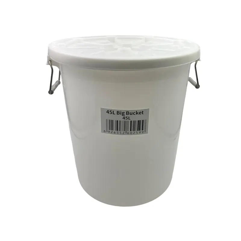 Food Safe Round Bin 45L With Cover