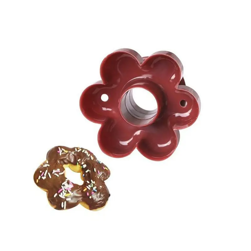 Flower Plastic Donut Cutter