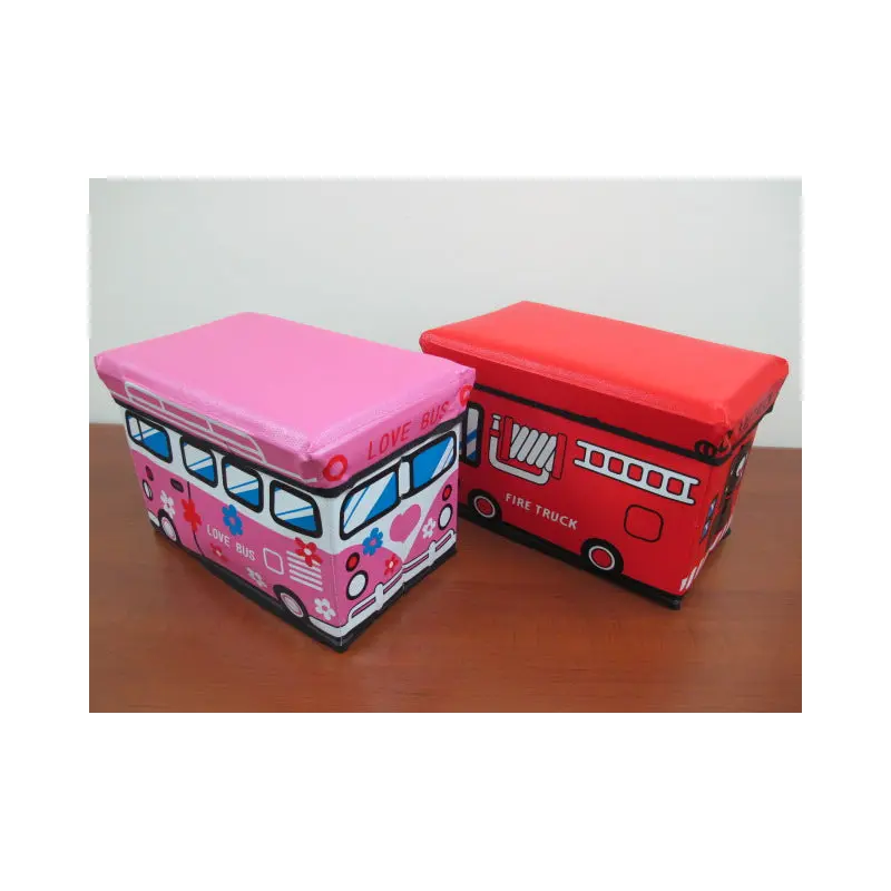 Foldable toys storage box