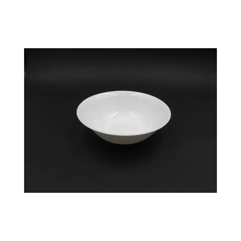 Fine Opal Salad Bowl 7.5" White