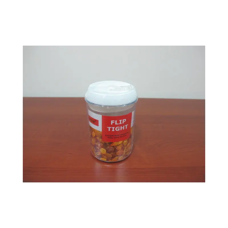 Flip Tight Round Jar; 0.75 lt