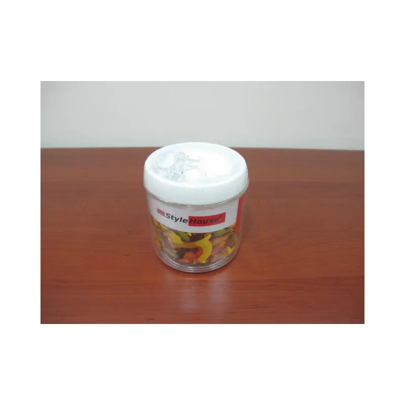 Flip Tight Round Jar; 0.9 lt