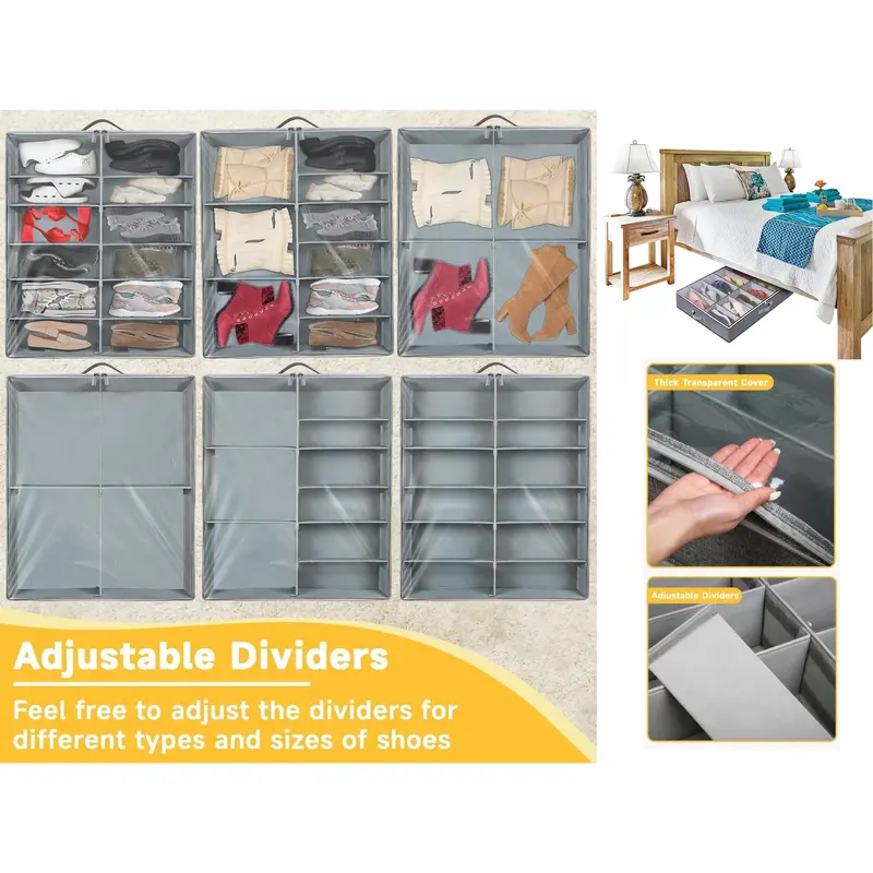 Extra Large Under-Bed Storage Organizer