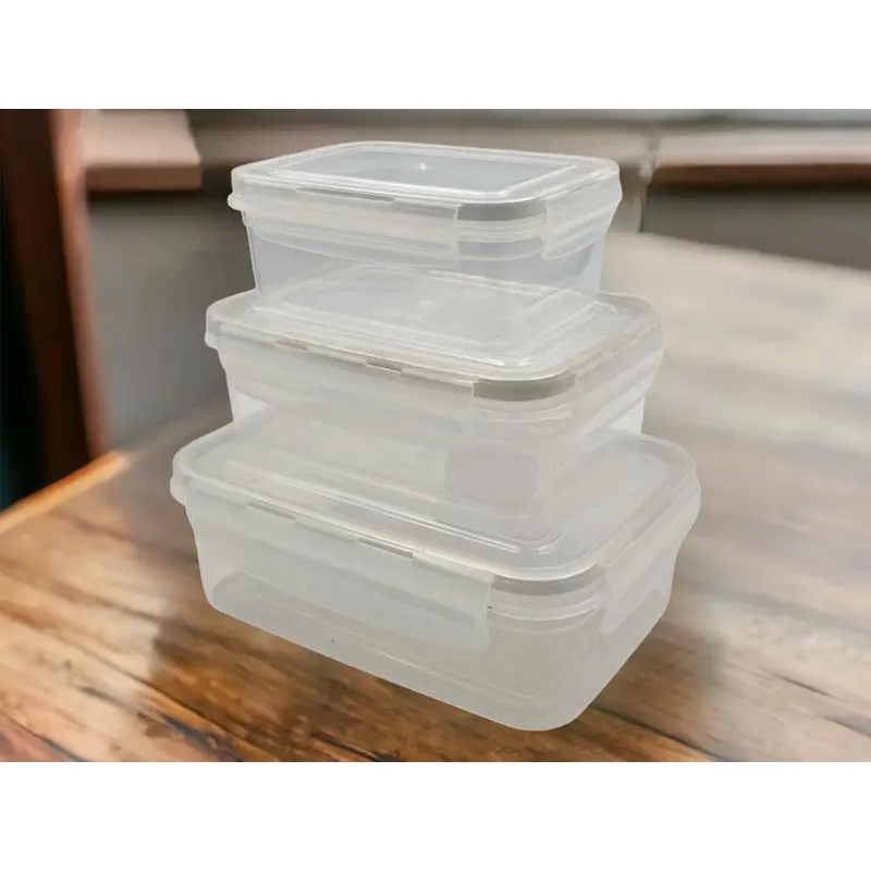 Elite Medium Leakproof Rect Food Storage Set of 3