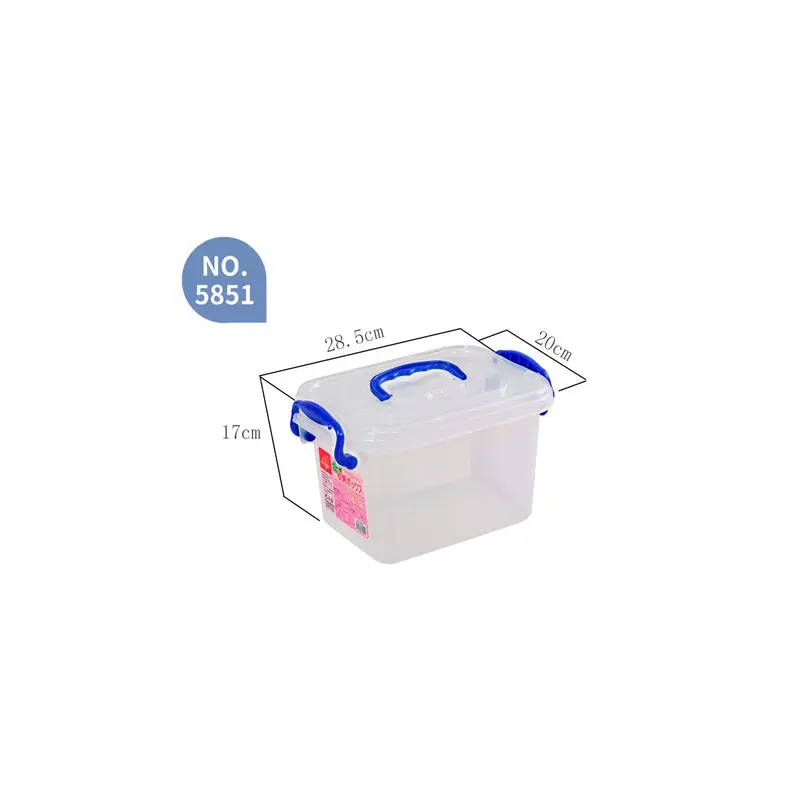 ECOPLUS Clear Storage Box 6 lt