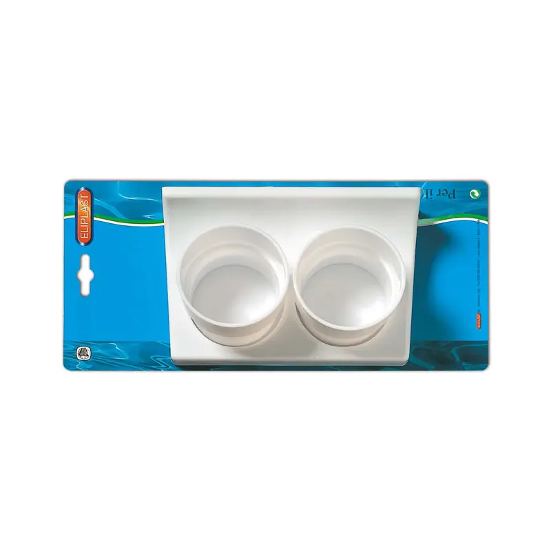 double toothbrush plastic holder