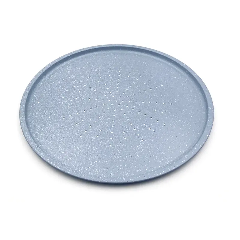 DOSTHOFF PERFORATED PIZZA PAN 32X1CM-MARBLE CERAMIC B2