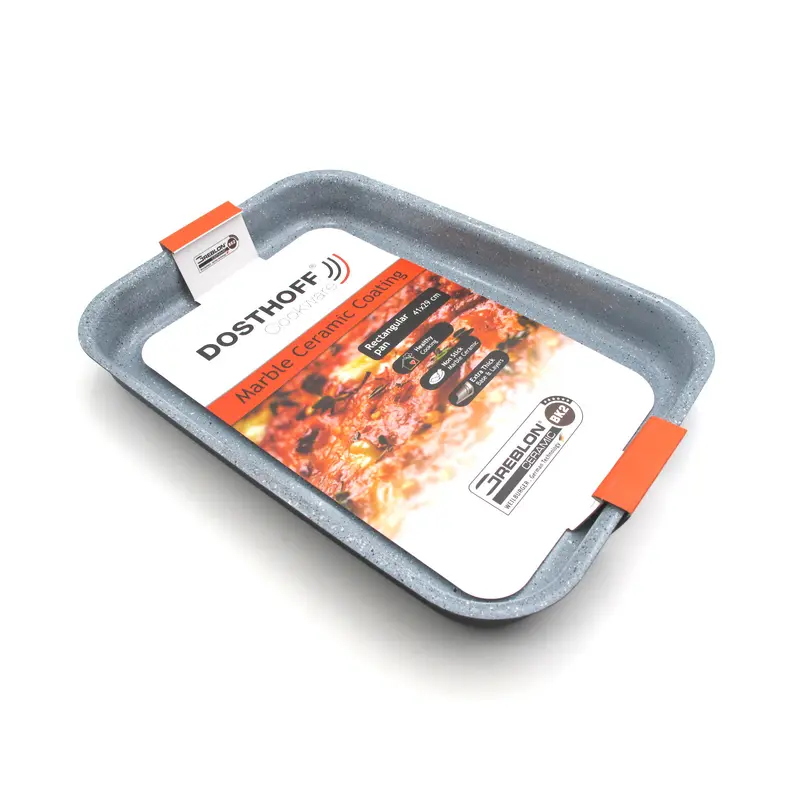 DOSTHOFF RECTANGULAR OVEN TRAY BLACK 41 CM