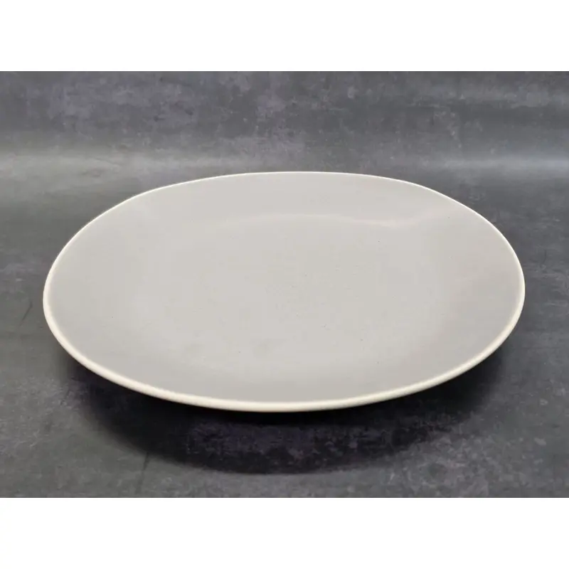 Dosthoff Matt Gray with White Rim Salad Plate 22 cm