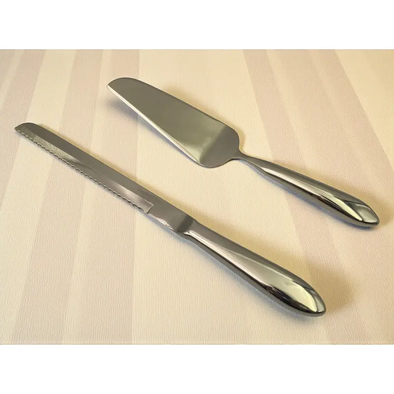 Dosthoff Golden SS Cake Serving Set Hollow Handle