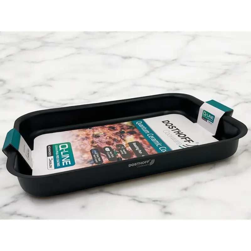 Dosthoff Black Quantum Rectangular Oven Tray 41 cm
