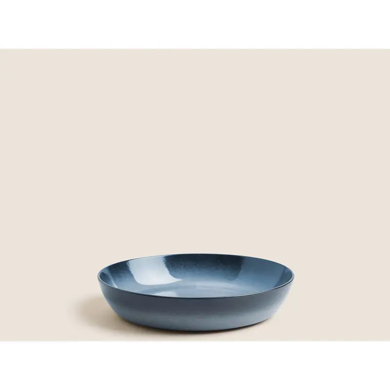 Dosthoff Blue Glazed Deep Plate 23 cm