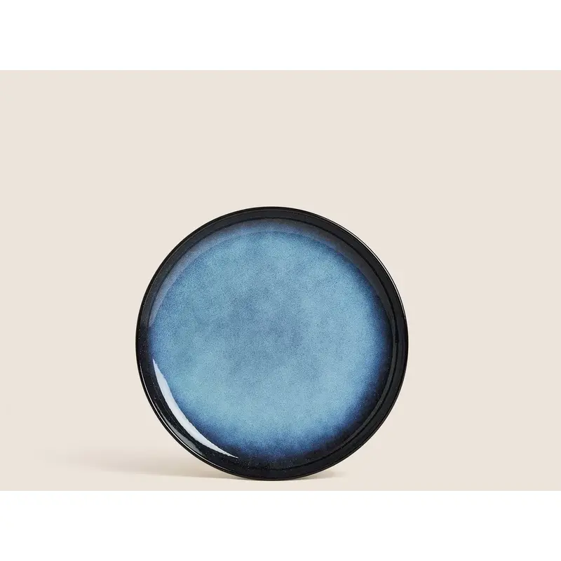 Dosthoff Blue Glazed Side Plate 19.5 cm