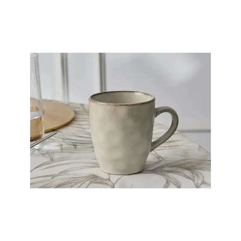 Dosthoff Beige Reactive Glaze Mug 13 Oz