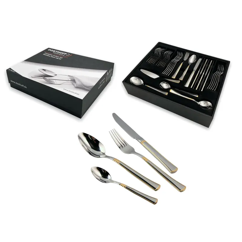 Dosthoff 72 pieces "Classy Gold" Cutlery Set SS 18-10