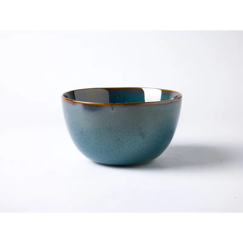 Dosthoff "Ocean Blue Green" Glazed Bowl 14 cm