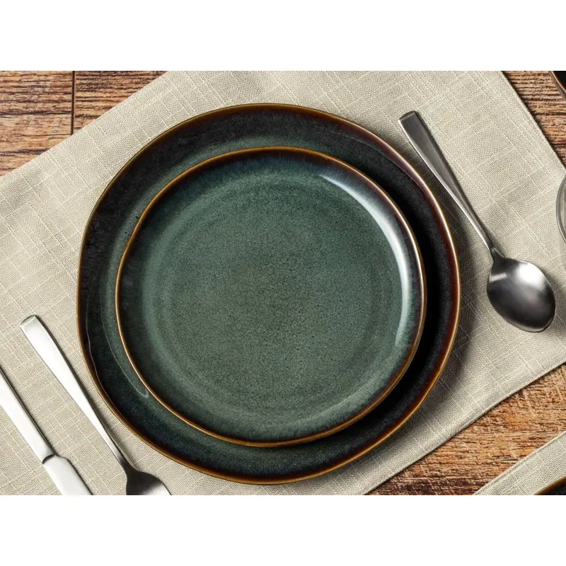 Dosthoff "Ocean Green" Glazed Side Plate 21.5 cm
