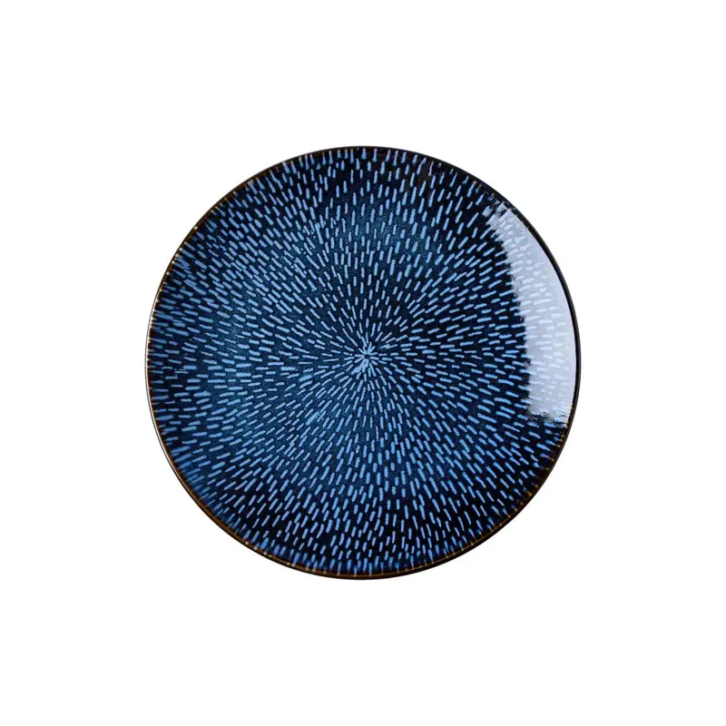 Dosthoff "Starry" Blue Glazed Side Plate 22 cm