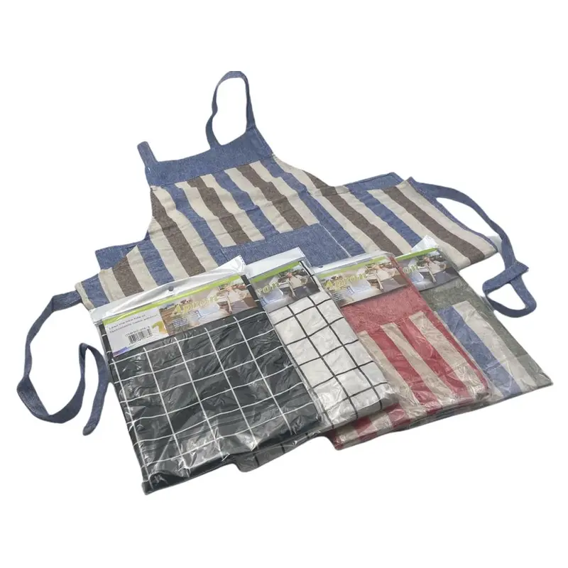 Designed Cotton Apron with Pocket