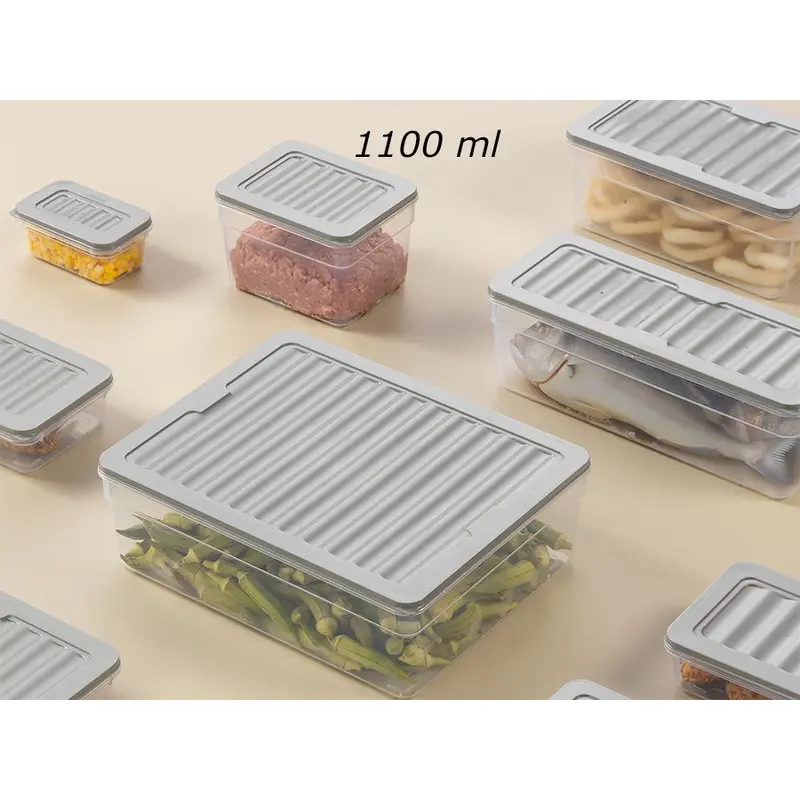 Deep Fresh box 1100 ml - Stackable inside fridge