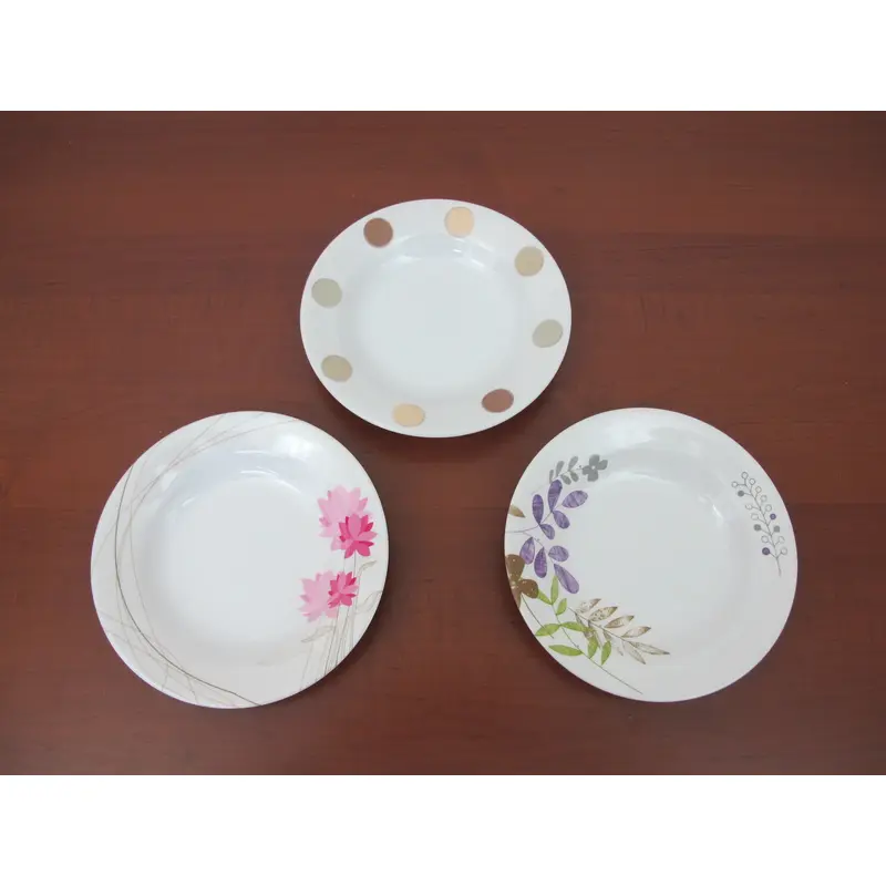 Deep Melamine Plates 8"  X6