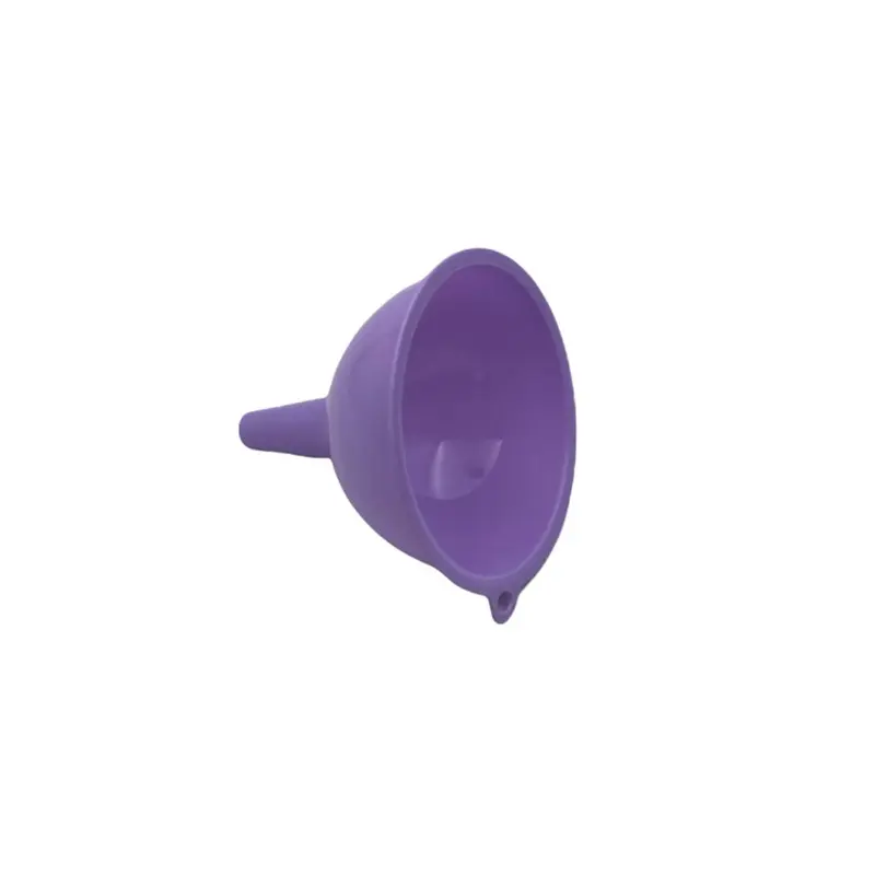 Colorful plastic funnel; size 2