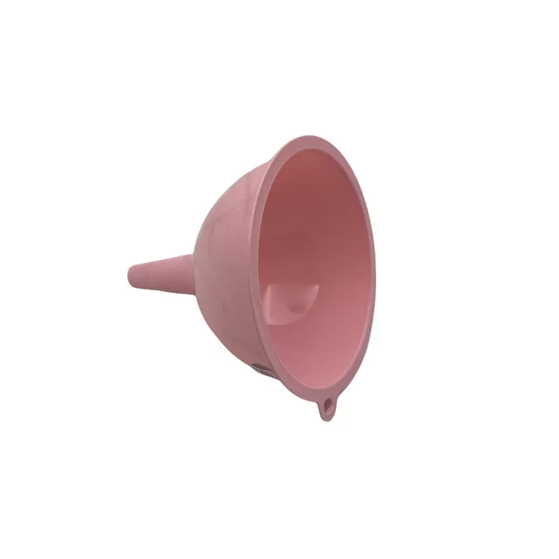 Colorful plastic funnel; size 3