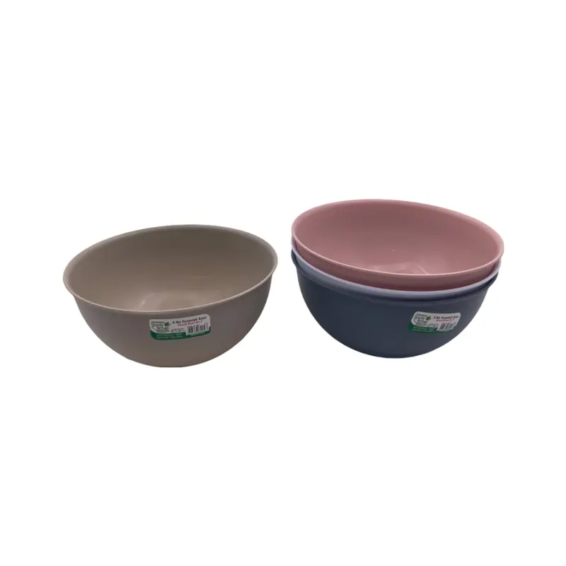 Colorful Round Bowl; 2 lt