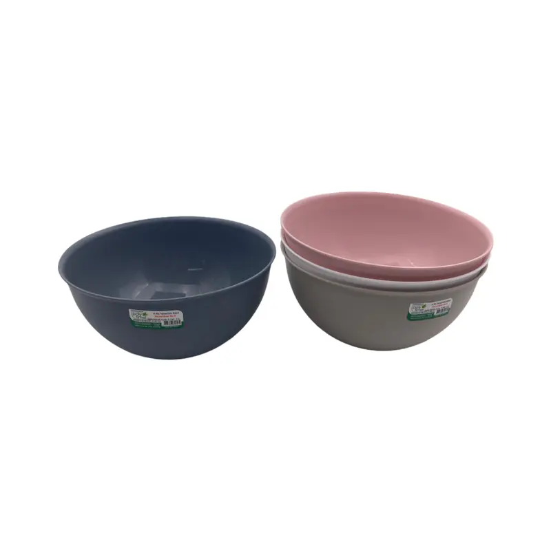 Colorful Round Bowl; 3 lt