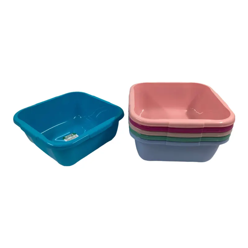 Colorful Squared Bowl; 15 lt