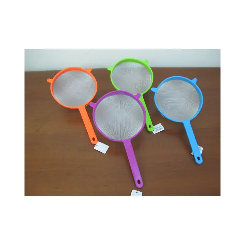 Colorful aluminum mesh strainer 20 cm