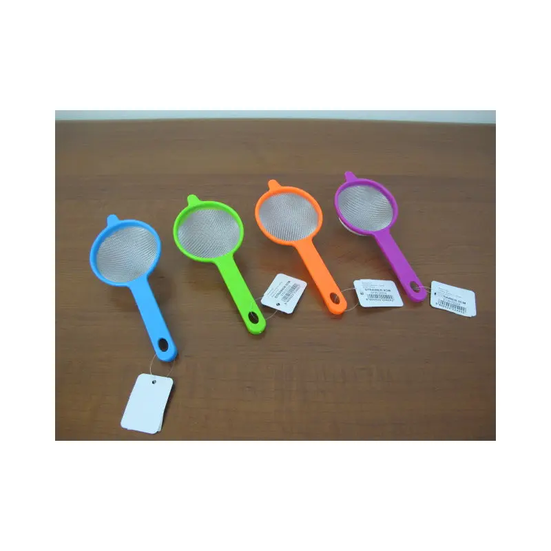 Colorful aluminum mesh strainer 8 cm