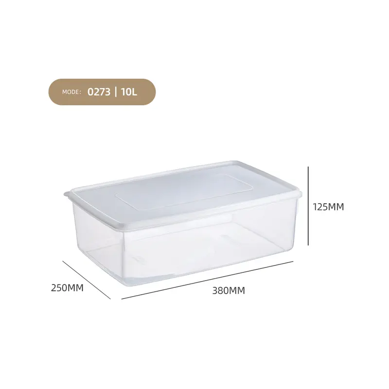 Clear Hermetic Food Preservation Box 10 lt