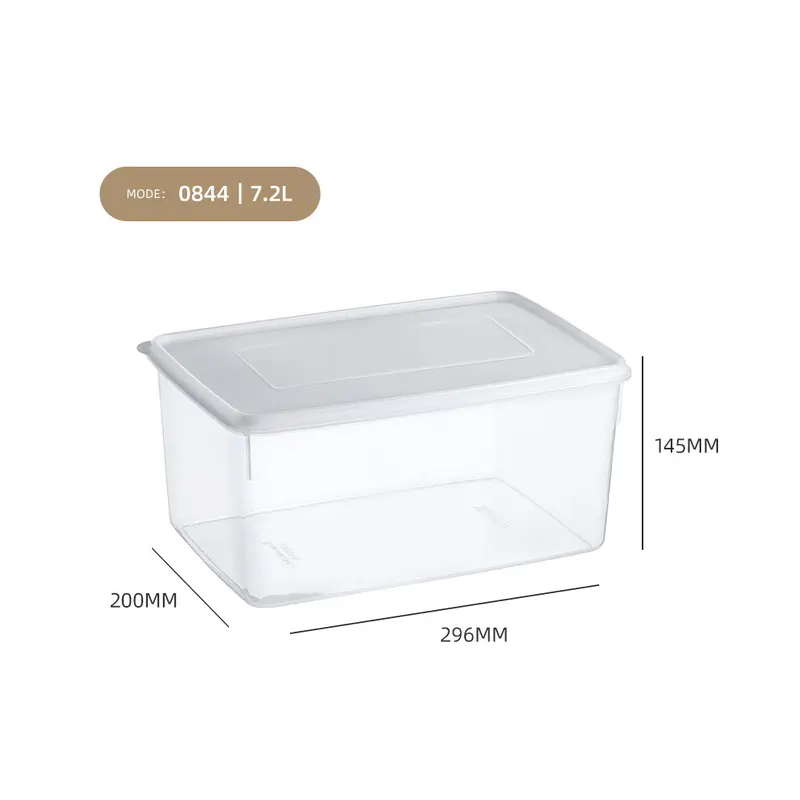 Clear Hermetic Food Preservation Box 7.2 lt
