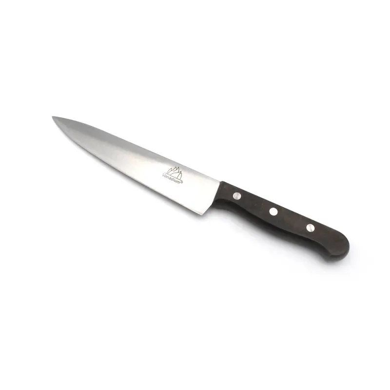 Chef Knife with Wooden Handle; 20cm