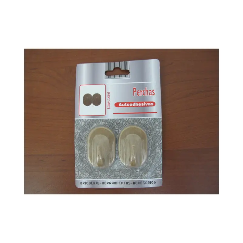 Brown Adhesive hanger 2 units
