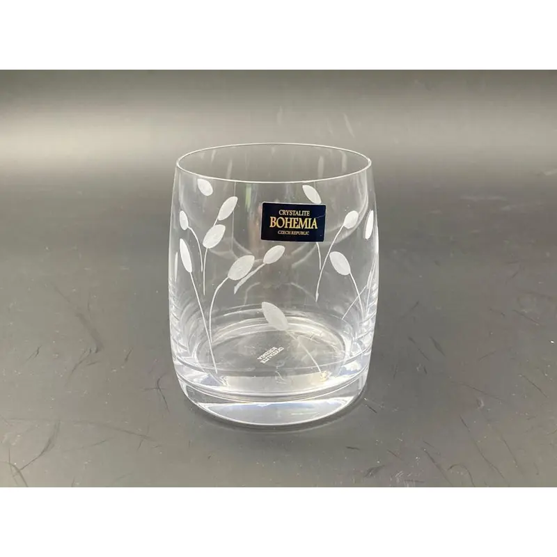 BOHEMIA ENGRAVED PAVO CUP 290 ML X6