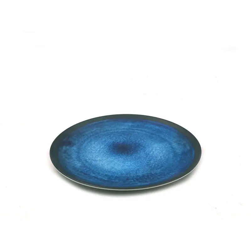 Bleu Marble Melamine Dessert Plates X6.