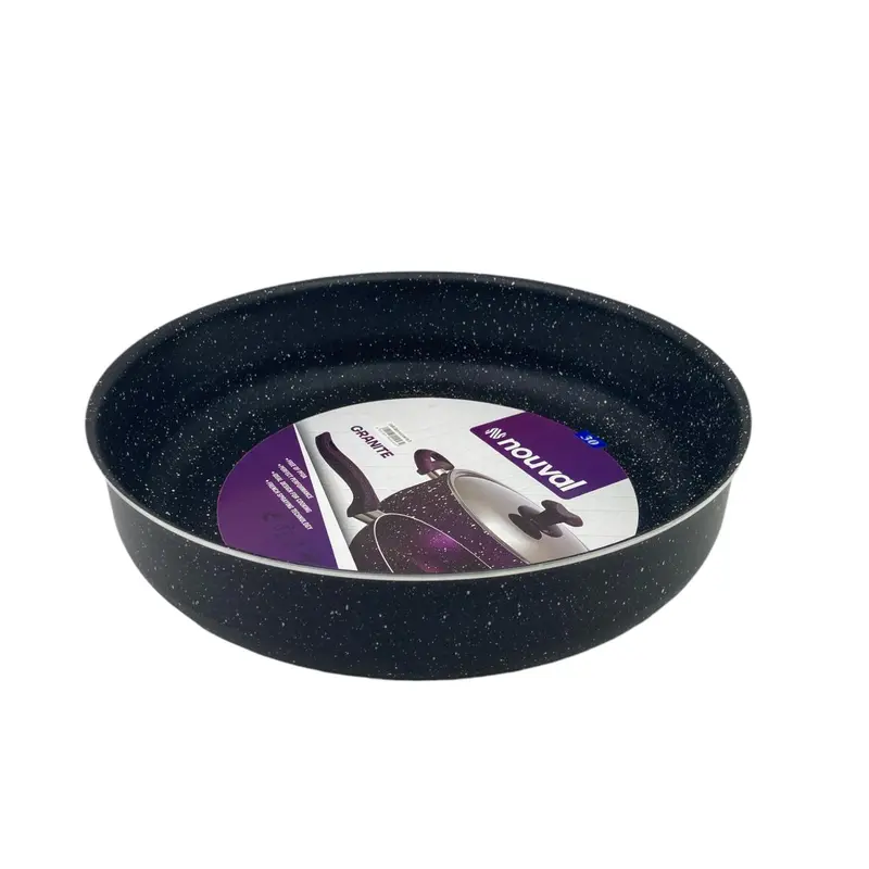 Black Granite Nouval Round Oven Tray 30 cm