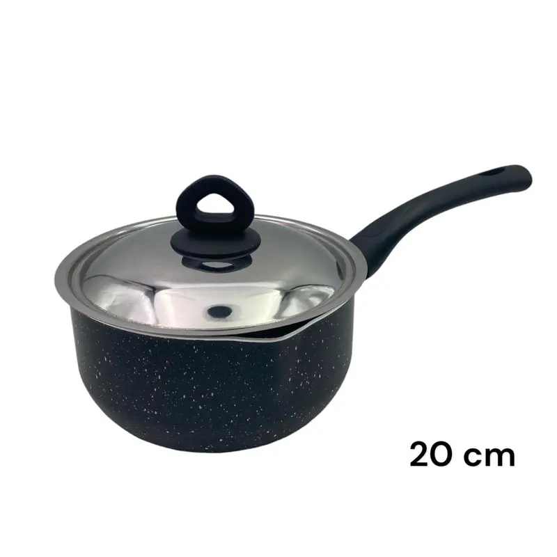 Black Granite Nouval Sauce Pan 20 cm