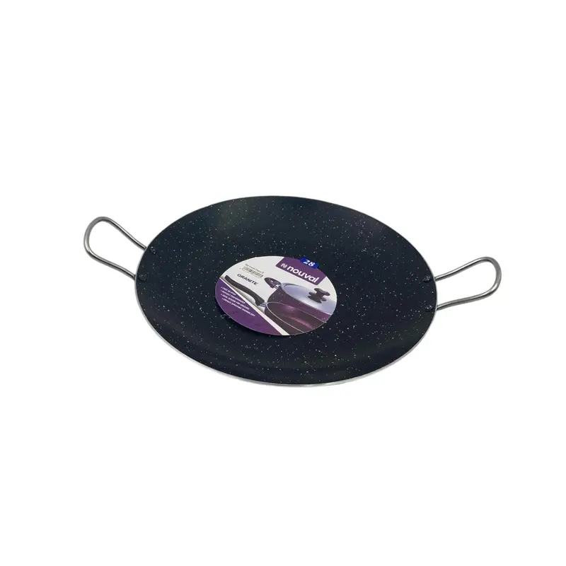 Black Granite Nouval Shallow wok 28 cm