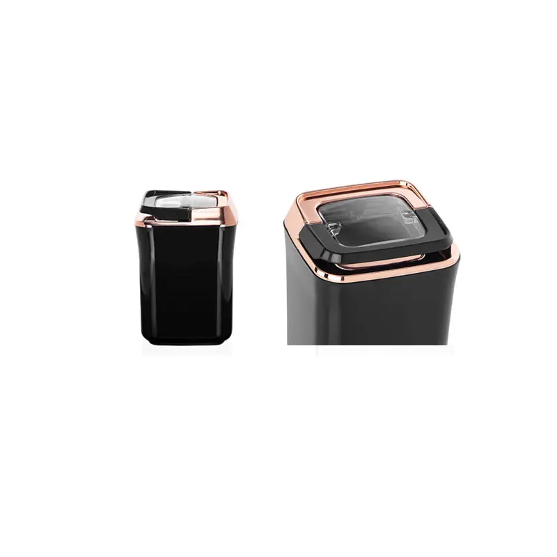 Black Flip Tight Square Storage Container 0.7Lt