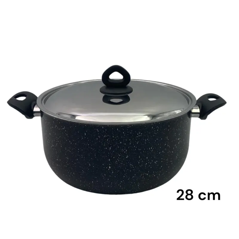 Black Granite Nouval Casserole 28 cm