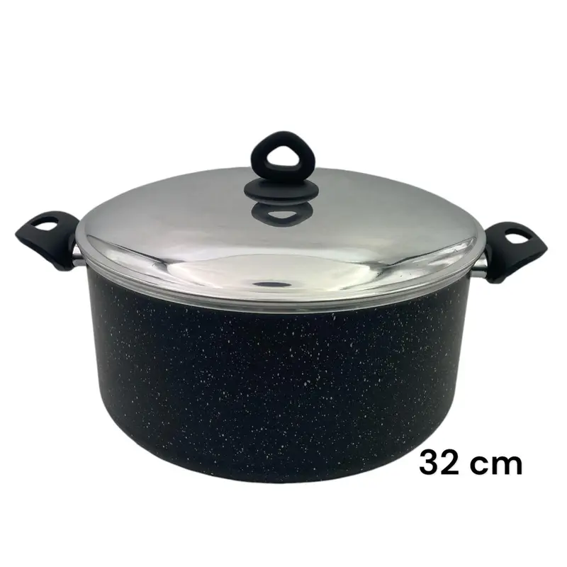 Black Granite Nouval Casserole 32 cm