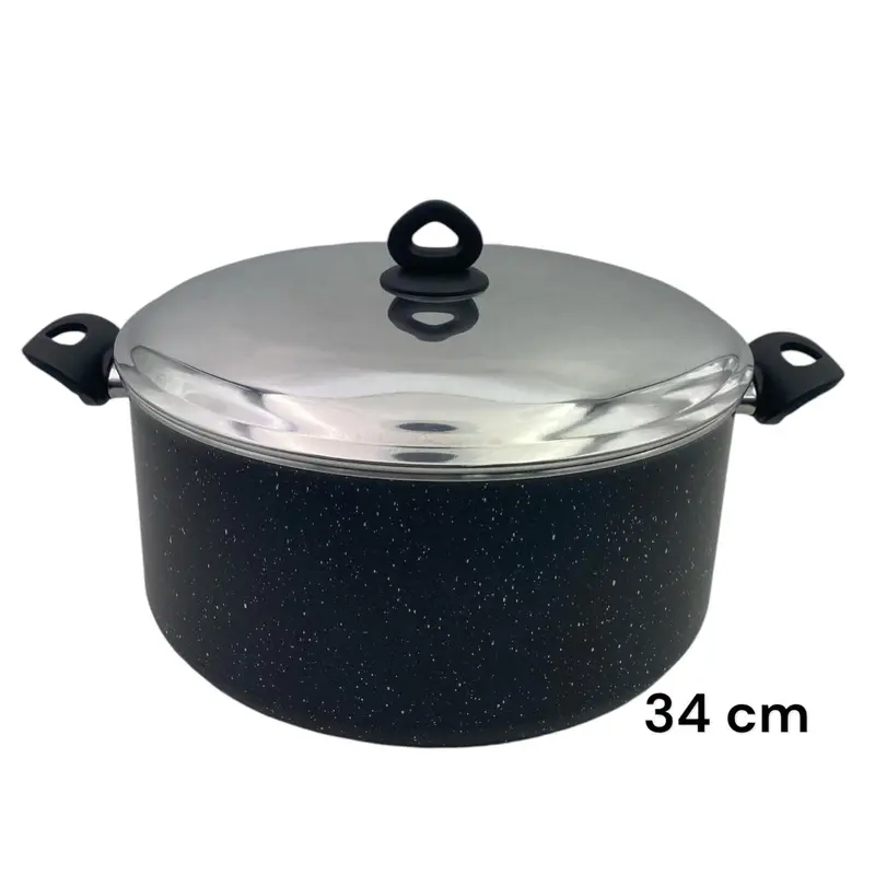 Black Granite Nouval Casserole 34 cm
